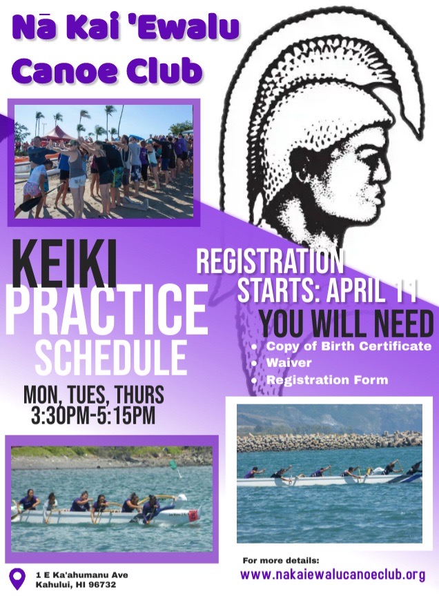 Keiki Practice Schedule 2022