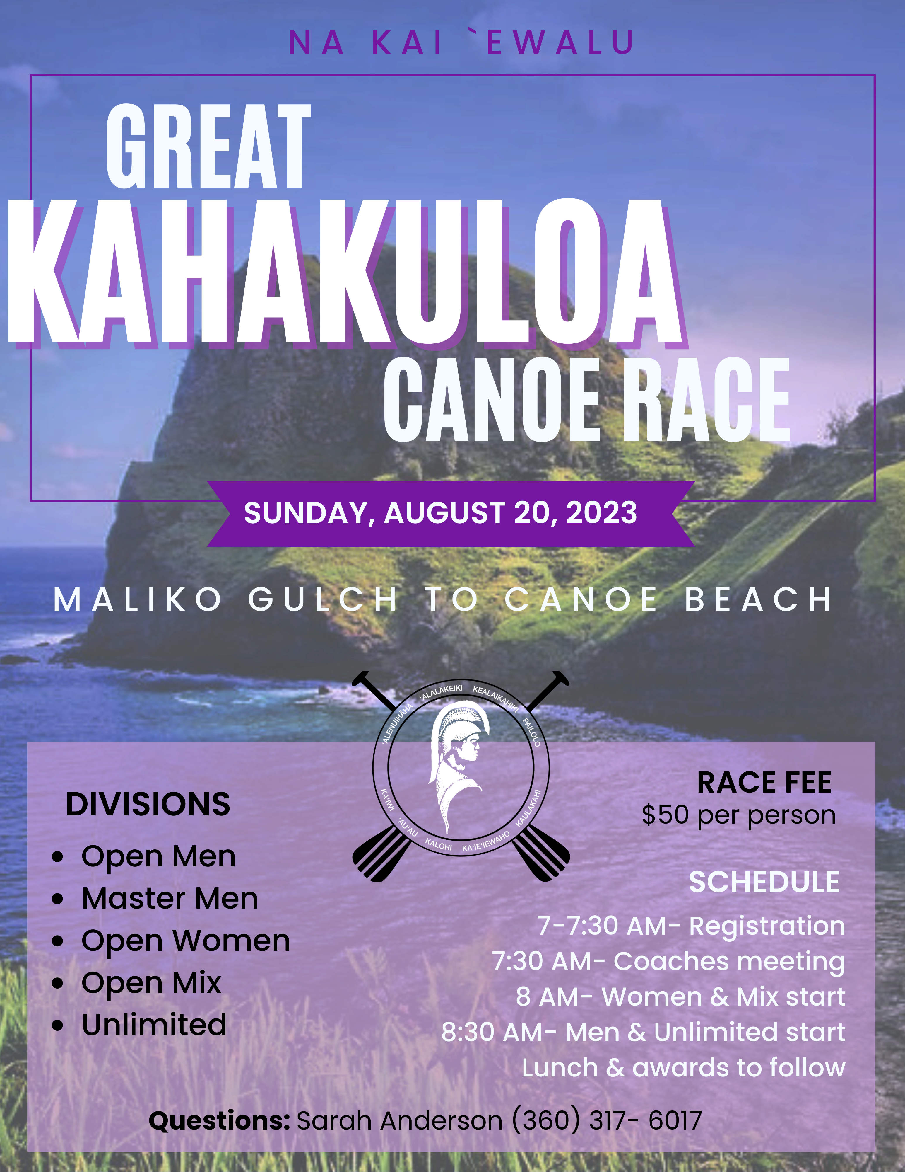 Great Kahakuloa Race Flyer 2023
